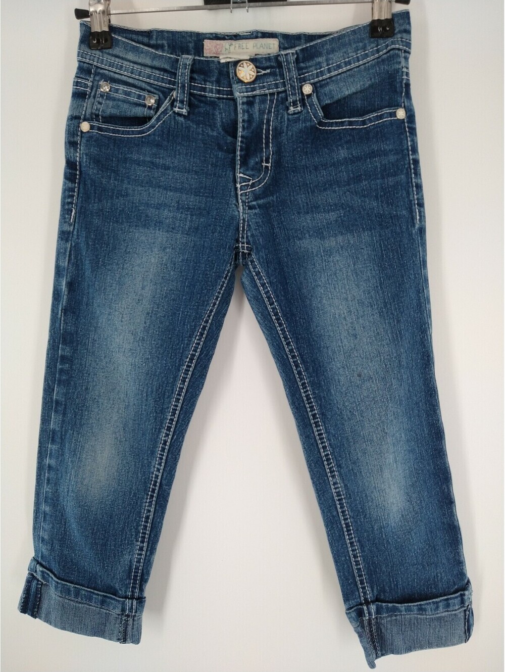 Free Planet GIRLS jeans Size 8 Blue 029
